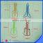 Customized color plastic guitar shape paper clip