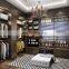 Customized Design Open Cloakroom Aluminum Glass Door Wardrobe