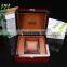 Luxury custom wooden watch packaging gift box pu leather