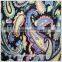 Rayon activity print fabric