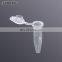 PP Transparent 0.5ML/1.5ML/2ML/5ML Mirco-centrifuge Tubes with Snap Cap