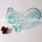 Tabletop Decoration Wholesale Nordic Home Wedding Creative Unique Decorative Blue Flower Bottle Glass Vase Hand Made