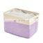 New Japanese Stackable Clothes Storage Fabric Foldable Storage Box Linen Clothes Storage Baskets Box for Household