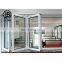 Modern villa house large glass frameless aluminium folding windows