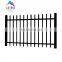 Welded black garden fence aluminum small villa border outdoor panels aluminum decorative metal garden fences classic style fence