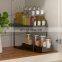 Hot Sale 2 Tier Multi-Purpose Bathroom Organizer Kitchen Sink Organiser Rack Under Sliding Cabinet Basket With Slide Drawer