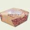 Custom Design Kraft Paper Salad Box with Clear Window