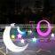 event party led furniture indoor outdoor glowing patio garden furniture colors changing moon led illuminated hanging swing