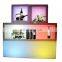 party buckets /PE modern bar party nightclub tray rechargeable plastic led bar ware cooler led ice buckets