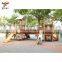 PE Board Wood Slide Kids Playground Outdoor Amusement Park Rides Children Plastic Toys Equipment for Preschool Kindergarten