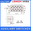 Auxiliary Switch High Voltage Switch Silver Contact Mounting Accessories PC Material