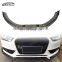 A4 S4 B8.5 STP Style High Quality Carbon Fiber Front Lip Front Splitter Front Bumper Lip For Audi A4 S4 B8.5