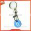 2015 hot selling plastic trolley coin keychain