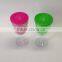 2015 Hot Selling Beaker Cups Double Wall Plastic Goblet Cups