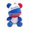 2014 hot selling country bear plush keychain toy