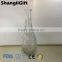Embossed Home Decor 900ml Tall Clear Glass Vase