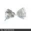 2015 Fashion heart shape 925 silver white zircon rhodium plated screw back stud earrings from sls jewelry