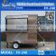 Best seller best design mobile food cart mobile hot dog vending trailer for sale with CE