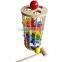 Wooden Tower Marble Ball Slide Track Game Creative Baby Toys