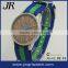 2016 new fashion nylon watch wood face watch custom logo Japan movement watch
