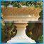 Outdoor stone planters