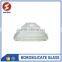 white crystal clear glass lampshade
