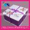 plastic window paper cake box with handle