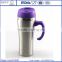400ml BPA FREE double wall stainless steel vacuum keep-warm Glass or thermos insulated mug