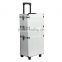 Premium Quality Silver Professional Cosmetic Trolley Case Hairdressing Makeup Beauty Vanity Storage Box
