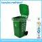 100L plastic wheelie trash can for outdoor,garbage can