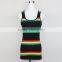 wholesale fashion women stripe gym tank tops of Guangzhou clothing