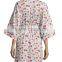 Wholesale Cheap Lovely Sweet Womens Cherry Printed Cotton Spandex Jersey Kimono Short Robe