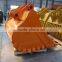 excavator attachment rock bucket, rock stone bucket for excavator spare parts