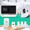 lcd screen panel wireless wifi gsm alarm system with CE FCC certifications multi-language hottest 2016