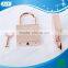 AJF high quality 40mm square shape rose gold Love Lock Bridge, Paris