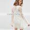 Latest Fashion Women Clothing With High Neck Mini Dress In Long Sleeve