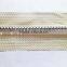 5# metal brass zipper fastener plated antic silver teeth long chain zipper coate zipper jacket zipper