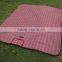 Wholesale Acrylic Plaid Waterproof Foldable Beach Picnic Mat/Camping Picnic Blankets