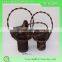 small wicker gift baskets with handle