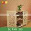 Hot Sell exquisite flower pattern design wood plastic composite sotrage Cabinet