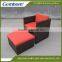 China factory patio rattan furniture cube set