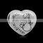 Wholesale 14 Styles 11*12mm 316L Stainless Steel Family Charms Heart Shape European Beads DIY Jewelry Findings SEB-LG136