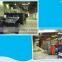 Plastic geogrid making machine