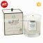 Luxury Three Wicks Scented Candle in Glass Jar