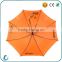 China Manufacturer 23 inch Orange Straight Printed Umbrella with Wooden Handle