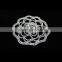 2015 fashion round crystal applique for wedding dress wholesale