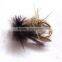 Peeking Caddis Cream Dry Trout Flies