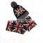 wholesale british flag design knitted hat and loop scarf sets