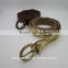 Fashion handmade leather braided belts women