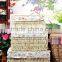 100% Cotton Storage Basket Beige Corn Bran Woven Baskets factory price